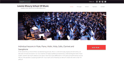 Desktop Screenshot of lkmusicschool.com.au